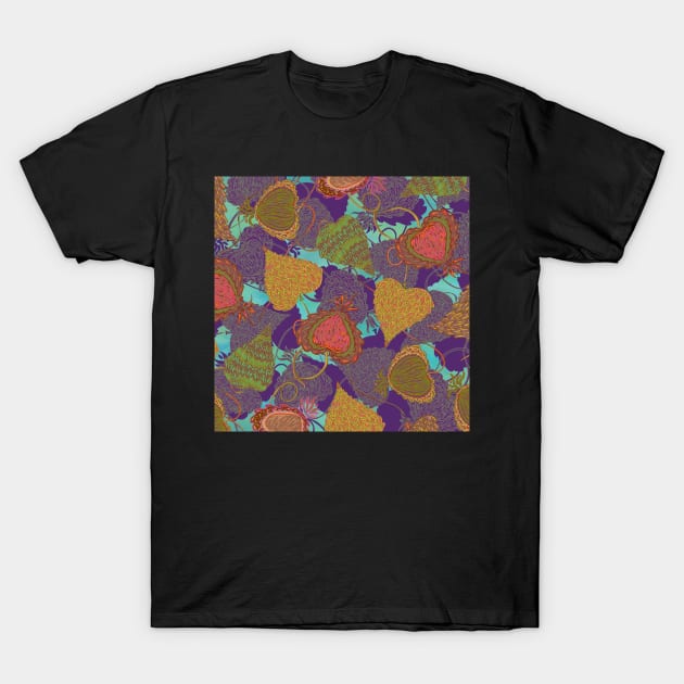 Fantasy Fall Seedheads T-Shirt by lottibrown